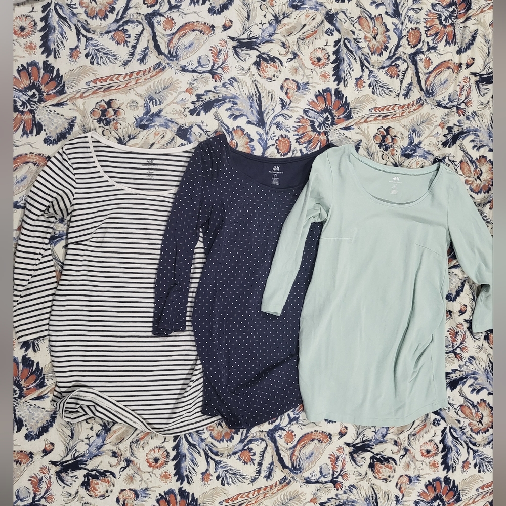Maternity tees 3 pack
